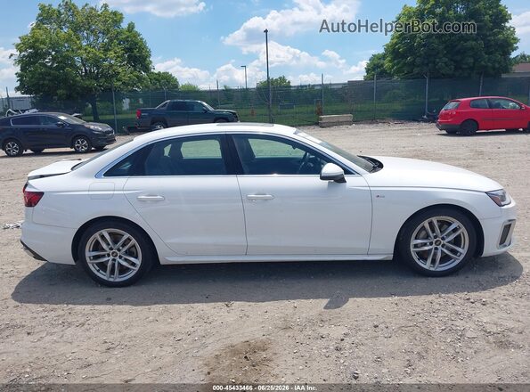 WAUEAAF47NN014956 2022 AUDI A4 White Instrument cluster view