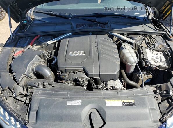 WAUEAAF48MN011773 2021 AUDI A4 Blue Вид задньої частини салону
