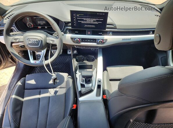WAUEAAF49PA026925 2023 AUDI A4 Gray Dashboard view