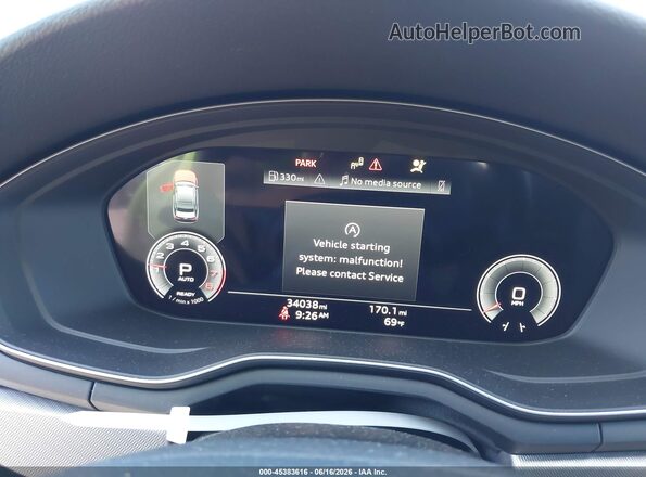 WAUEAAF4XPA008286 2023 AUDI OTHER White Widok tylnych siedzeń
