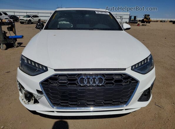 WAUEAAF4XPN011746 2023 AUDI A4 White Widok z przodu