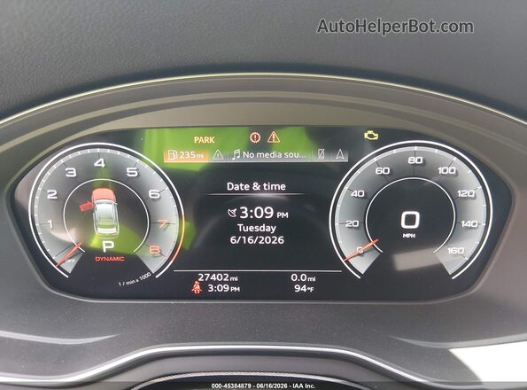 WAUEABF47RN001622 2024 AUDI A4 Black Widok tylnych siedzeń