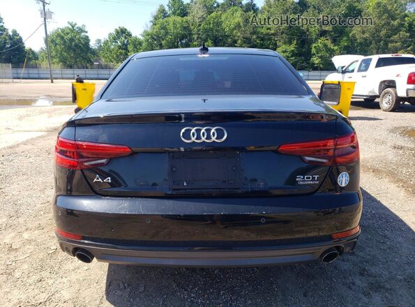 WAUENAF40HN013141 2017 AUDI A4 Black უკანა ხედი