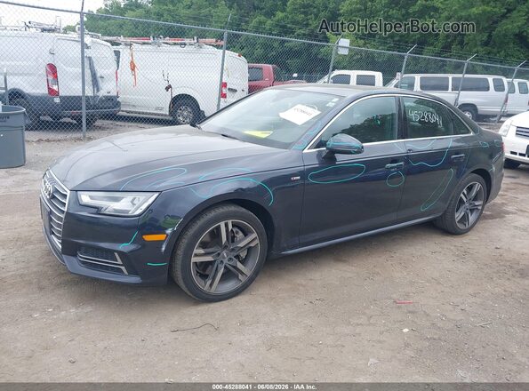 WAUENAF40HN025256 2017 AUDI A4 Black Передня ліва чверть