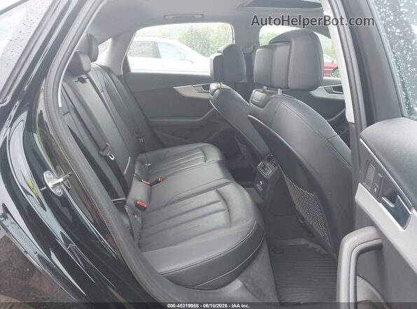 WAUENAF40HN045653 2017 AUDI A4 Black VIN კოდის სტიკერის ხედი