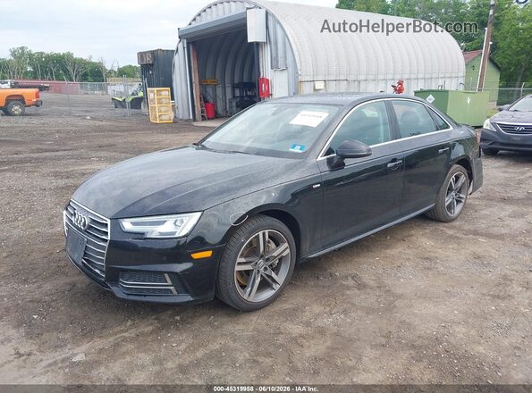 WAUENAF40HN045653 2017 AUDI A4 Black წინა მარცხენა ხედი სამი მეოთხედიდან