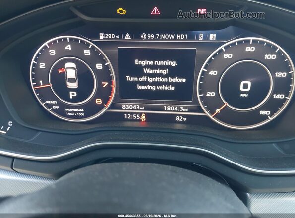 WAUENAF40HN050383 2017 AUDI A4 Blue 