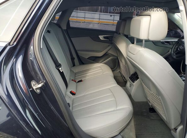 WAUENAF40JA048419 2018 AUDI A4 Blue Rear seats view