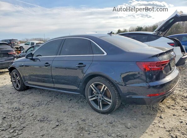 WAUENAF40JA048419 2018 AUDI A4 Blue Rear left