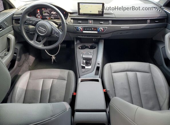 WAUENAF40JA048419 2018 AUDI A4 Blue Dashboard view