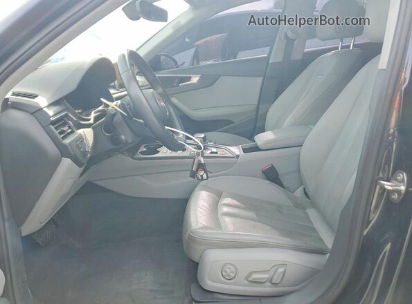 WAUENAF40JA048419 2018 AUDI A4 Blue Front interior view