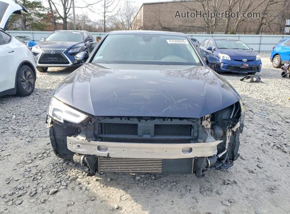 WAUENAF40JA048419 2018 AUDI A4 Blue Front view
