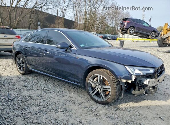 WAUENAF40JA048419 2018 AUDI A4 Blue Front right