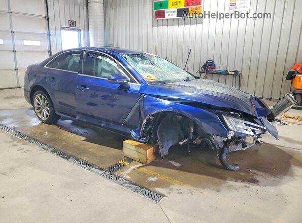 WAUENAF40KA018872 2019 AUDI A4 Blue Առջևի աջ