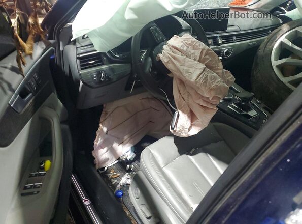 WAUENAF40KA018872 2019 AUDI A4 Blue Առջևի վահանակի տեսք