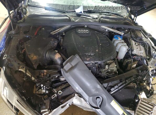 WAUENAF40KA018872 2019 AUDI A4 Blue Սալոնի հետևի տեսք