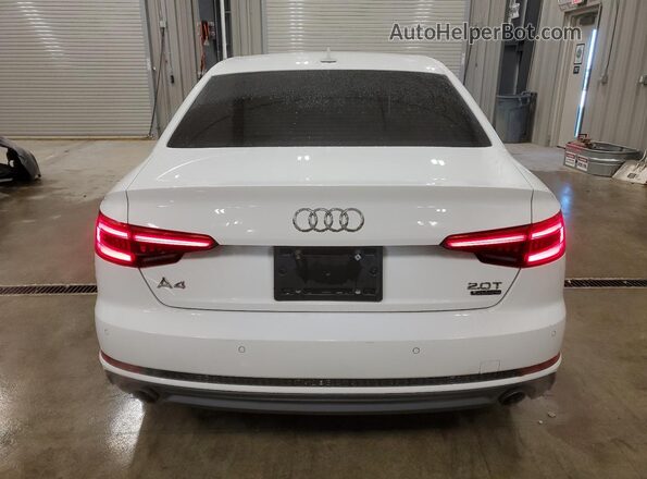 WAUENAF41HN070139 2017 AUDI A4 White Widok z tyłu