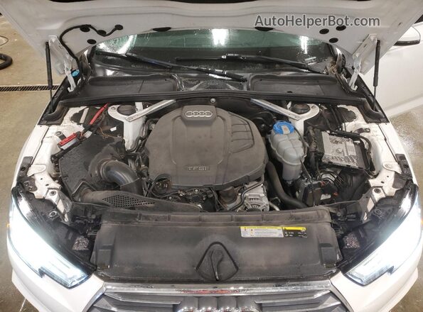 WAUENAF41HN070139 2017 AUDI A4 White Widok komory silnika