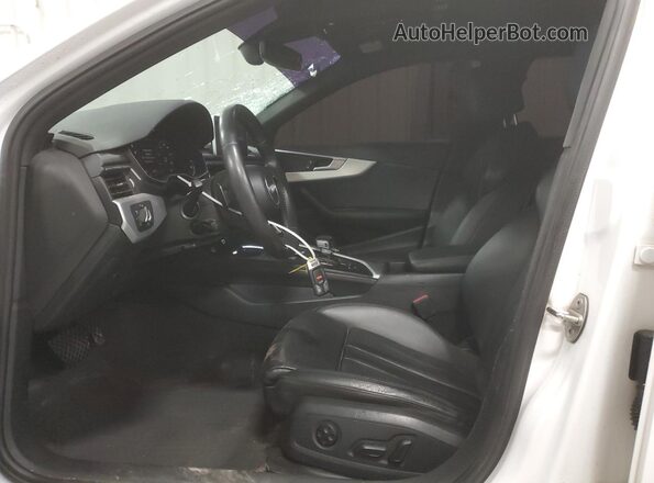 WAUENAF41HN070139 2017 AUDI A4 White Widok wnętrza z przodu