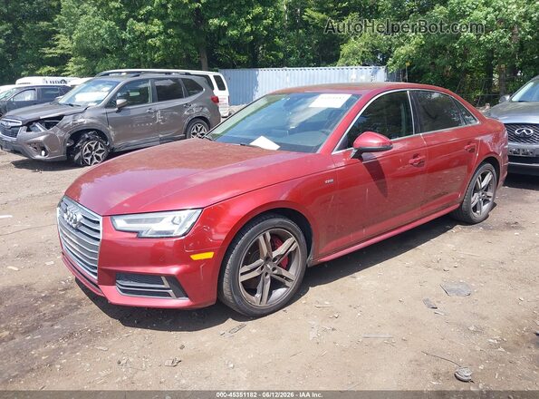 WAUENAF41JA021469 2018 AUDI OTHER Maroon Front left