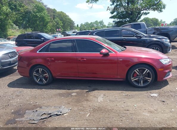 WAUENAF41JA021469 2018 AUDI OTHER Maroon Rear interior view