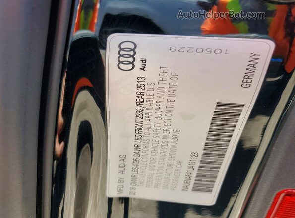WAUENAF41JA151123 2018 AUDI OTHER Black 