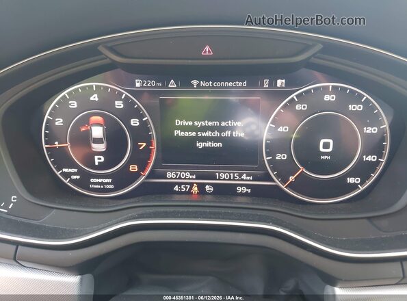 WAUENAF41JA205469 2018 AUDI OTHER Black Вид задніх сидінь