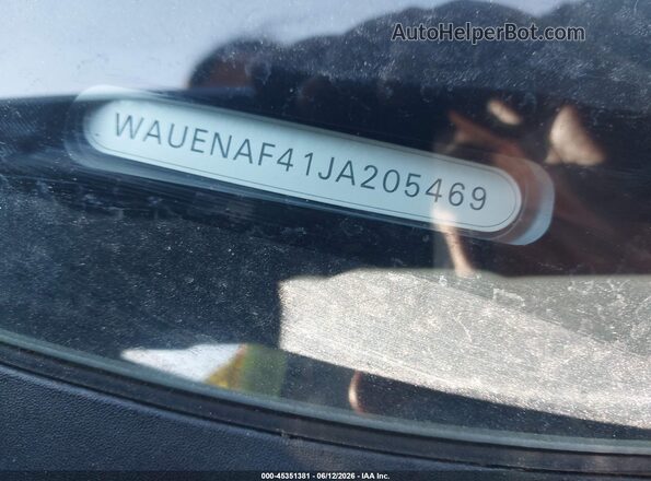 WAUENAF41JA205469 2018 AUDI OTHER Black 