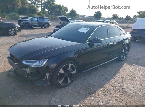 WAUENAF42HN006255 2017 AUDI A4 Black Առջևի ձախ երեք քառորդ տեսարան