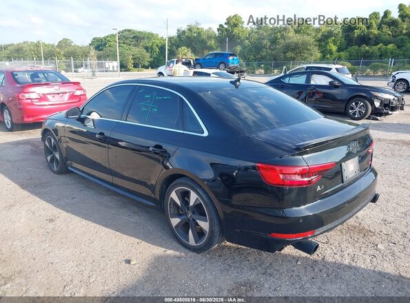 WAUENAF42HN006255 2017 AUDI A4 Black Հետևի ձախ