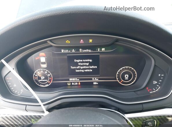 WAUENAF42HN006255 2017 AUDI A4 Black Հետևի նստատեղերի տեսք
