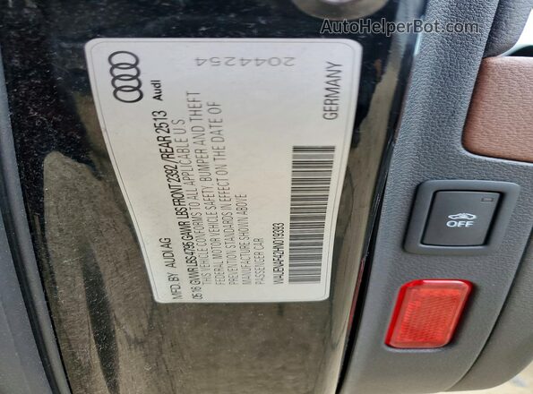 WAUENAF42HN019393 2017 AUDI A4 Black VIN կոդի պիտակի տեսք