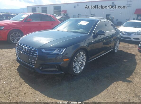 WAUENAF42HN070859 2017 AUDI A4 Gray Առջևի ձախ երեք քառորդ տեսարան