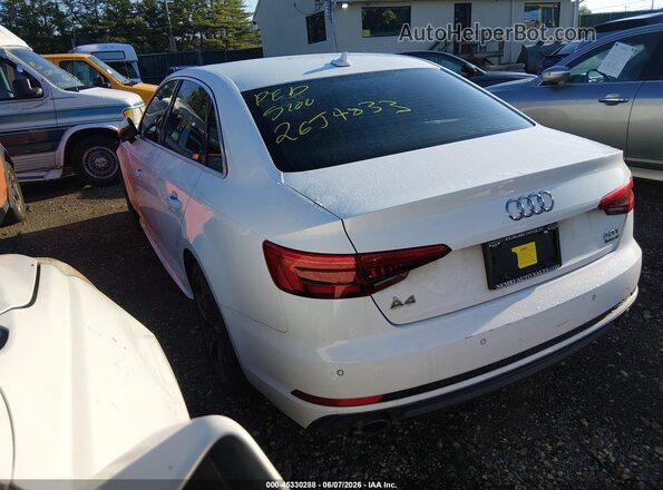 WAUENAF43HN006135 2017 AUDI A4 White 