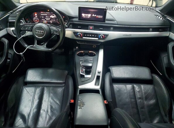 WAUENAF43HN006846 2017 AUDI A4 Black წინა პანელის ხედი