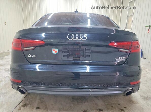 WAUENAF43HN006846 2017 AUDI A4 Black უკანა ხედი