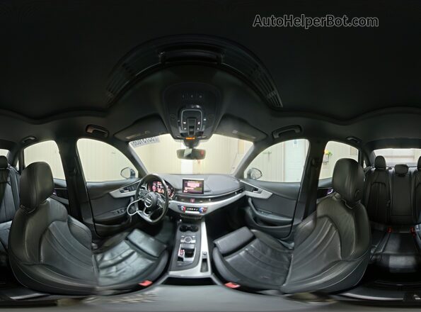 WAUENAF43HN006846 2017 AUDI A4 Black VIN კოდის სტიკერის ხედი