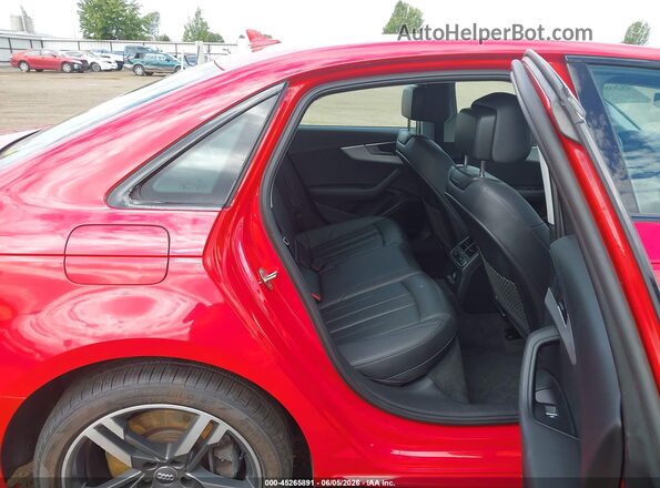 WAUENAF43HN067436 2017 AUDI OTHER Red VIN sticker view