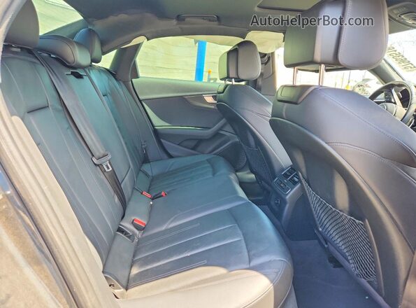 WAUENAF43JA139927 2018 AUDI A4 Gray Rear seats view