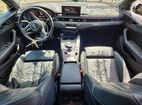 WAUENAF43JA139927 2018 AUDI A4 Gray Dashboard view