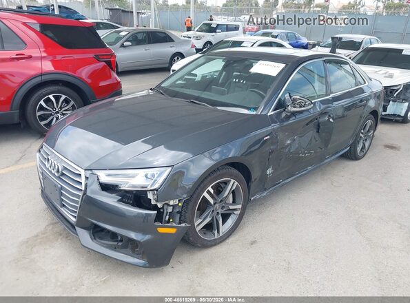 WAUENAF43JA169333 2018 AUDI A4 Gray Front left