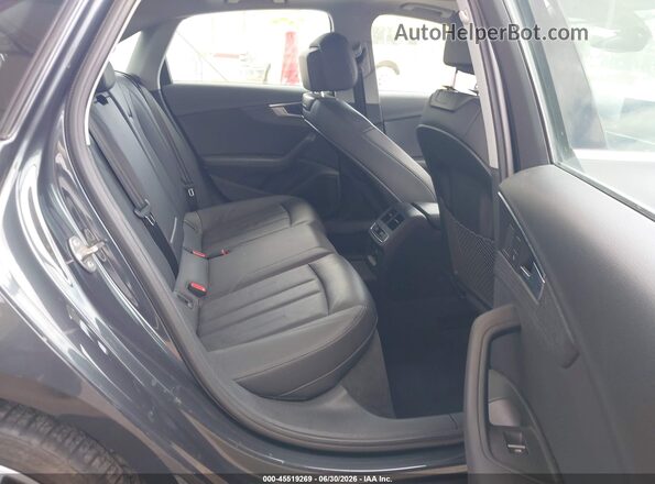WAUENAF43JA169333 2018 AUDI A4 Gray VIN sticker view