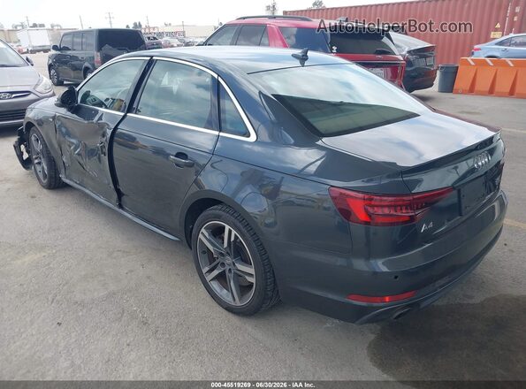 WAUENAF43JA169333 2018 AUDI A4 Gray Rear left