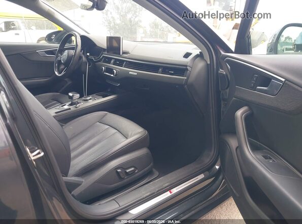 WAUENAF43JA169333 2018 AUDI A4 Gray Front interior view
