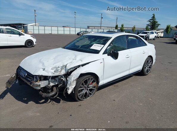 WAUENAF43KN004263 2019 AUDI A4 Белый Передняя левая четверть