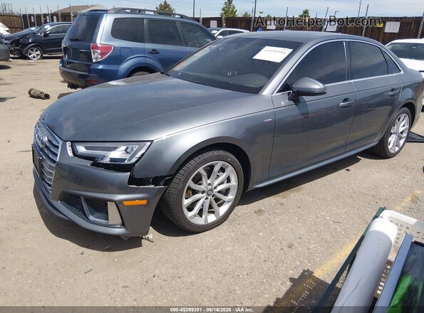 WAUENAF43KN011875 2019 AUDI OTHER Gray წინა მარცხენა ხედი სამი მეოთხედიდან
