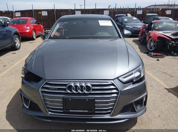 WAUENAF43KN011875 2019 AUDI OTHER Gray უკანა სალონის ხედი