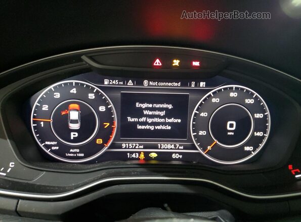 WAUENAF45HN024863 2017 AUDI A4 Green 