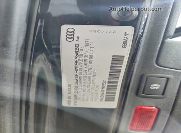 WAUENAF45HN025382 2017 AUDI A4 Black Engine compartment view
