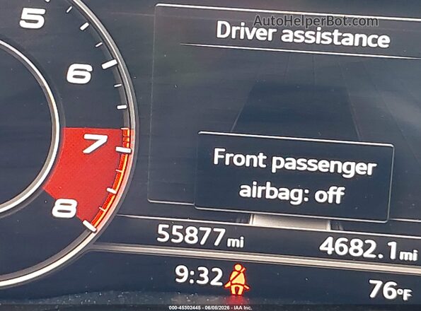 WAUENAF45HN034292 2017 AUDI A4 Черный 